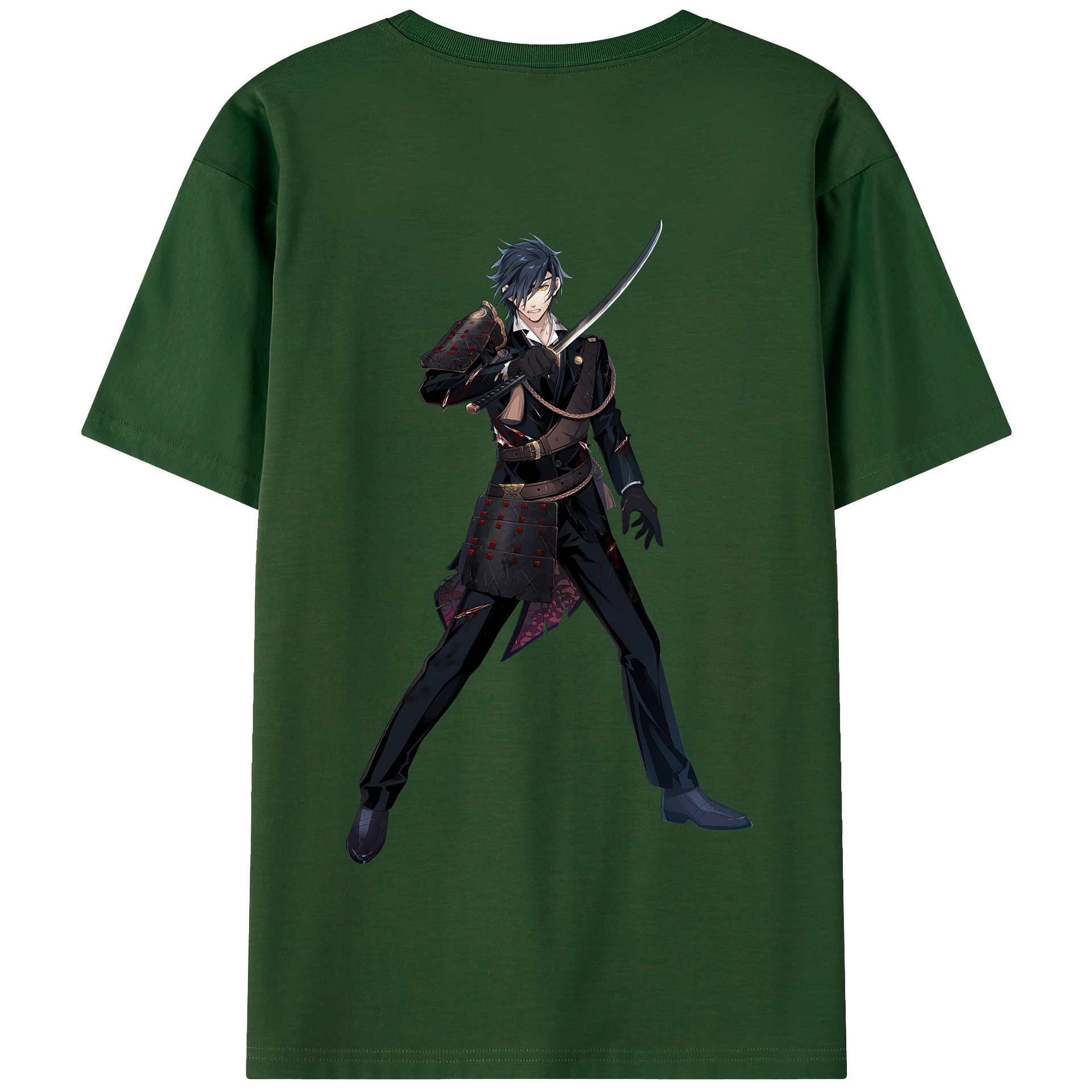 （画像用） 刀剣乱舞 Touken Ranbu 綿100％半袖Tシャツ（背面プリント）